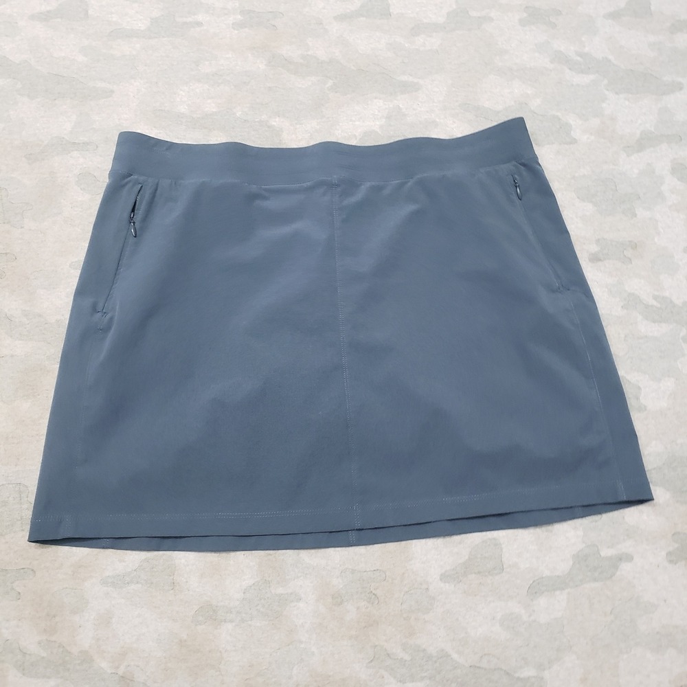 KUHL Trekr Skort Womens 14 Gray Hiking Camp Outdoors Active Travel Gorpcore